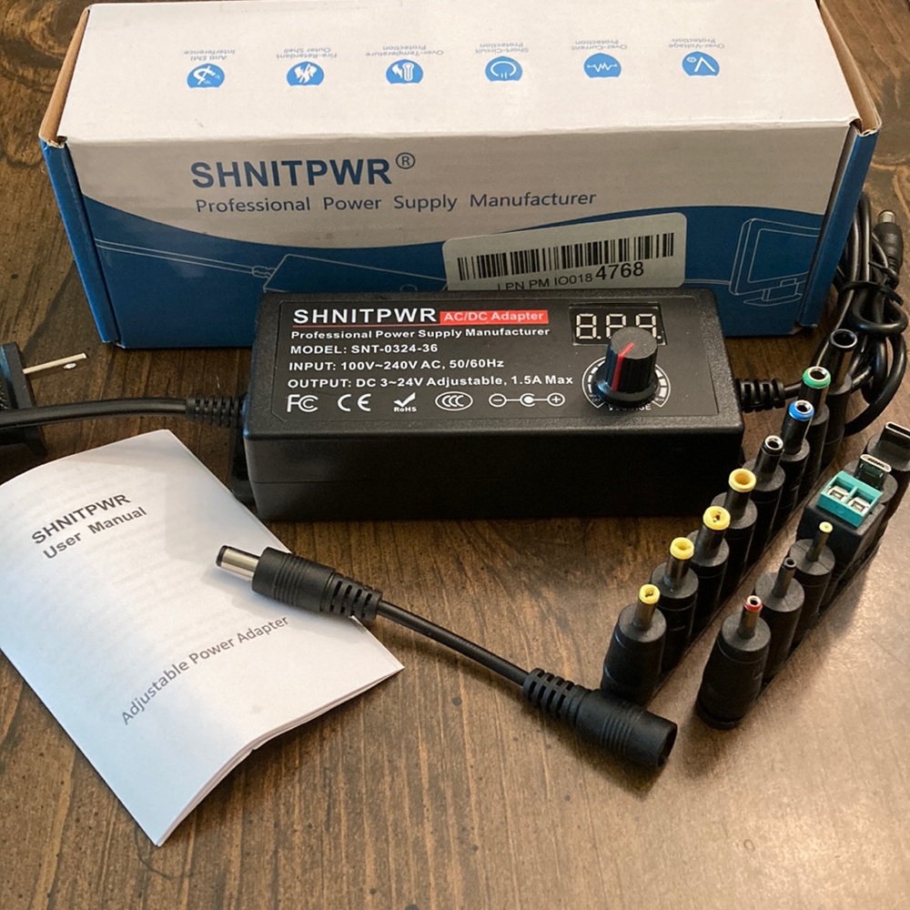 Adjustable Power Adapter- NWT